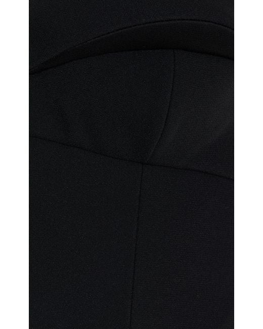 Versace Black Bonded-crepe Bra Top