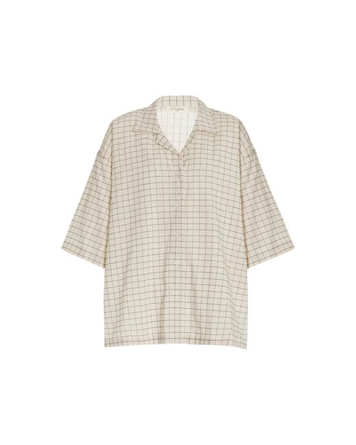 ELCE Natural Exclusive Rae Checked Cotton-blend Shirt