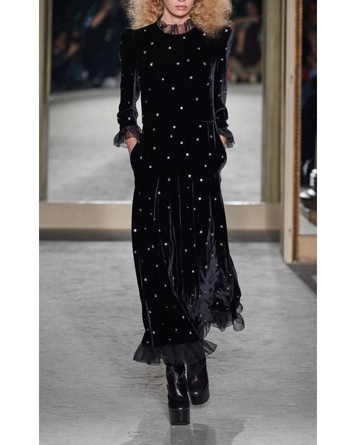 Philosophy Di Lorenzo Serafini Organza-trimmed Crystal
