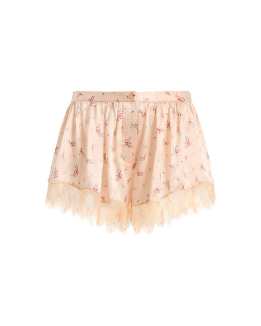 Franchise Natural Lisette Silk Shorts
