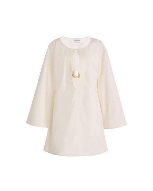 Marlies Grace White Exclusive Ocean Cotton Mini Dress