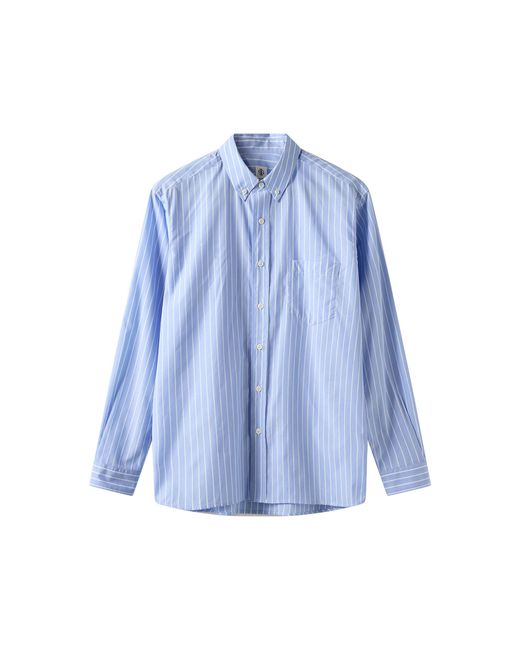 THE GARMENT Blue Mallory Cotton Shirt
