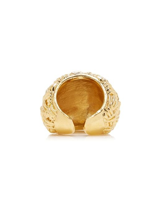Paola Sighinolfi Metallic Ilsa 18K-Plated Ring