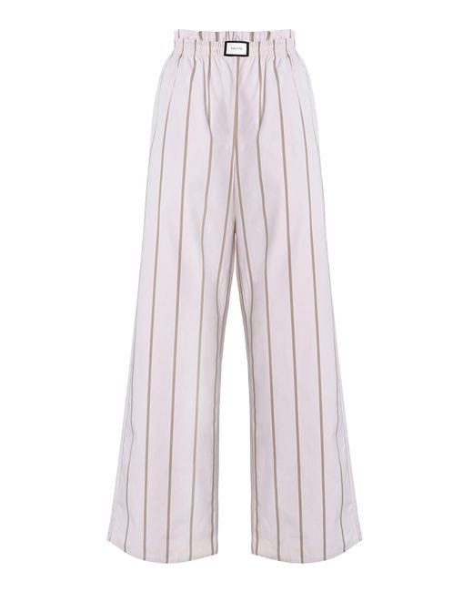 YAITTE White Exclusive Janeiro Cotton Trousers