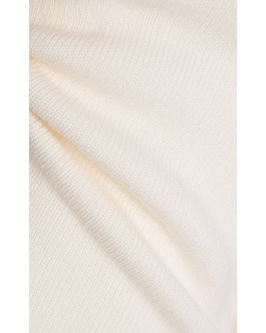 Totême  White Merino Wool-Blend Top