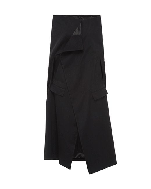 Prada Black Virgin Wool Coat