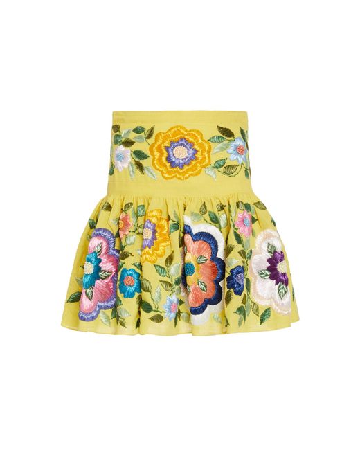 Alexis Yellow Kasandra Floral Skirt