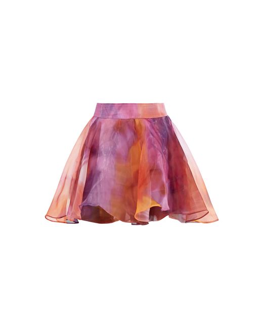 ANDREA IYAMAH Flared Organza Shorts
