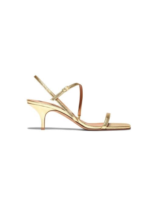 Emme Parsons Hugo Metallic Leather Sandals