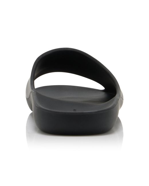 The Row Black Ama Foam Slide Sandals
