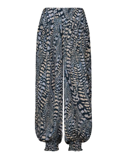 Johanna Ortiz White Whisper Motion Silk Wide-Leg Pants