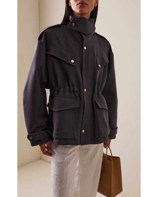 RÙADH Blue Mackenzie Wool Jacket