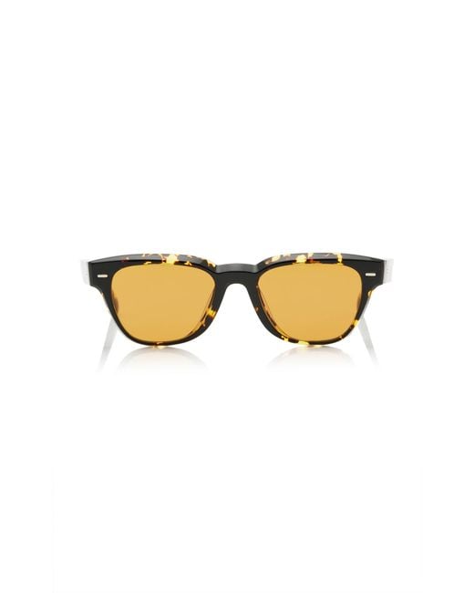 Oliver Peoples Brown Rueny Square-frame Acetate Sunglasses