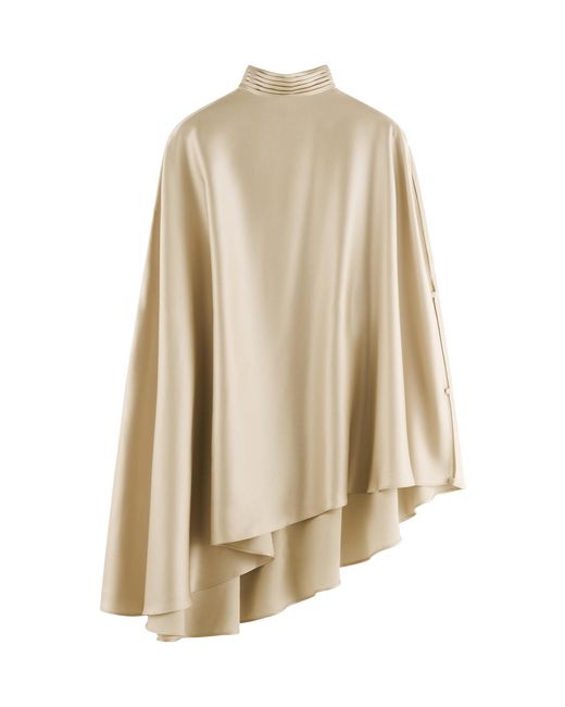 ARAKII Natural Poncho Turtleneck Mini Dress Exclusive