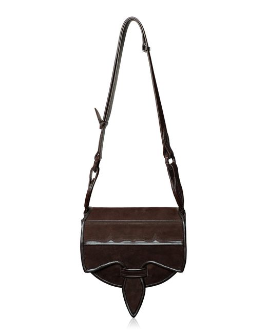 Johanna Ortiz Black The Secret Plaza Shoulder Bag