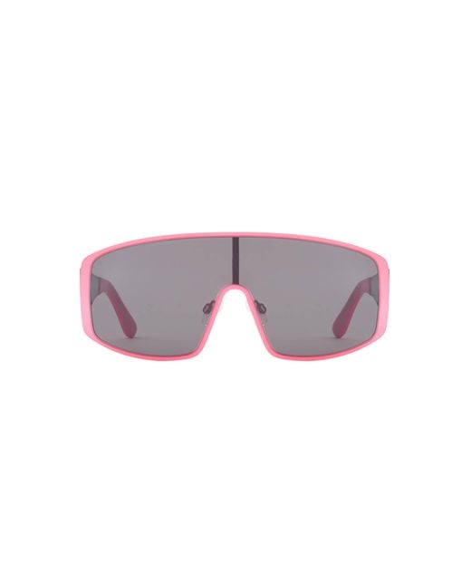 Carolina Lemke x Kim Kardashian West Pink Gemini D-frame Acetate Sunglasses