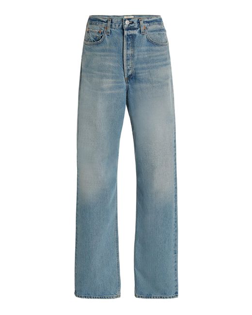 Citizens of Humanity Denim Paloma Stretch High-rise Baggy Wide-leg ...