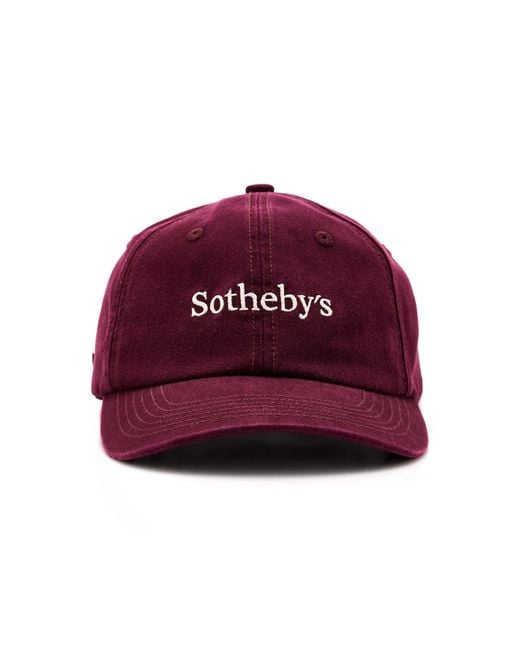 FRAME Red X Sotheby's Cotton Baseball Cap