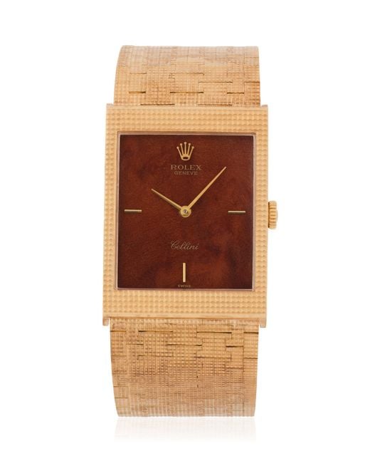Stephanie Windsor Orange Rare Rolex Cellini Vintage Watch