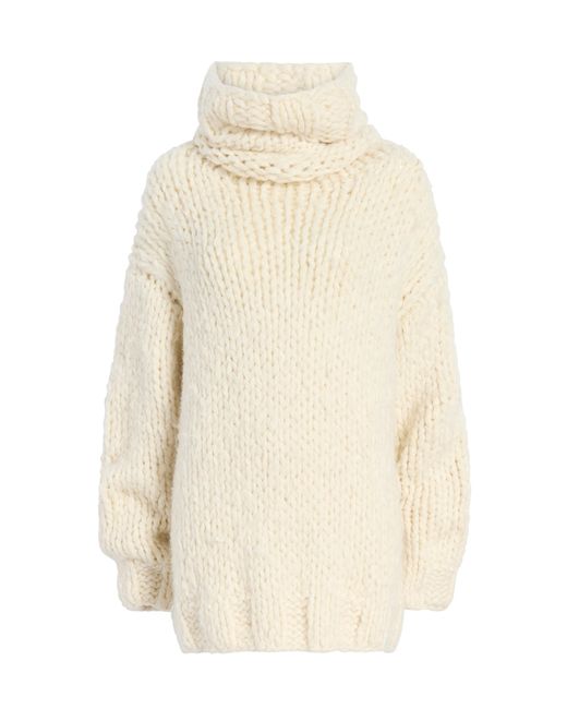Khaite Natural Tali Felted Cashmere Sweater
