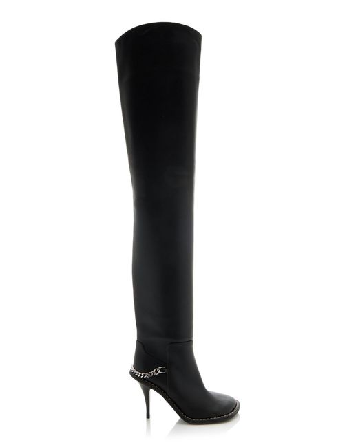 Stella McCartney Black Ryder Vegan Leather Over-the-knee Boots