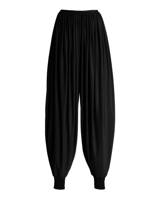 Ashlyn Black Grayson Gathered Jersey Pants