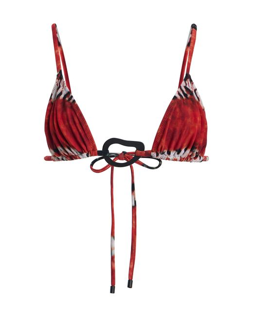 Tropic of C Red Shell Equator Bikini Top