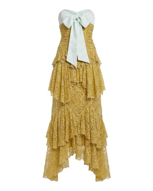 Siedres Yellow Corinne Dress