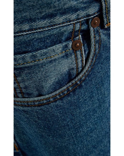 House of Dagmar Blue High-Rise Wide-Leg Jeans