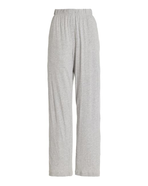 ÉTERNE Gray Cotton-modal Lounge Pants