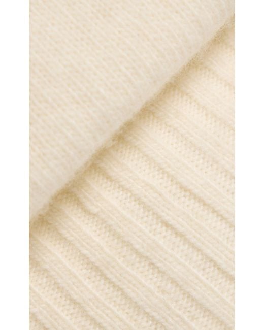 Alexis Natural Colby Wool-Blend Sweater Mini Dress