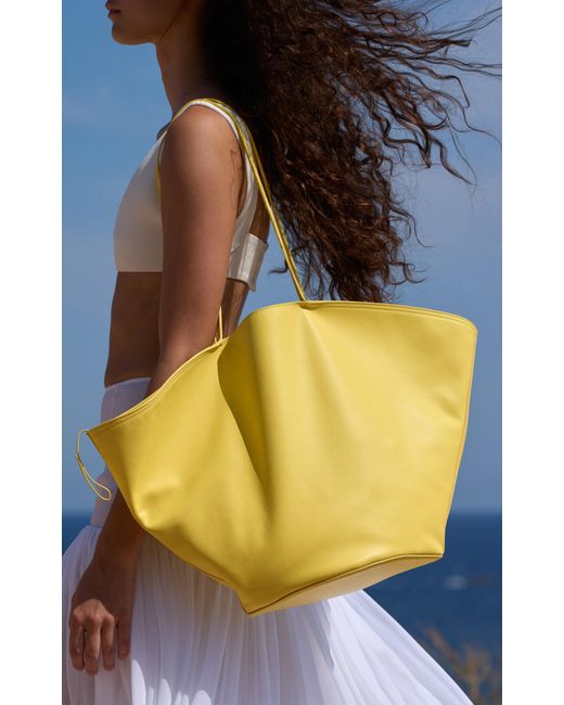 Jacquemus Yellow Le Soft Pietra Grand Tote