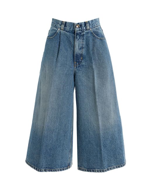 RÃADH Blue Exclusive The Raasey Rigid High-Rise Gaucho Jeans