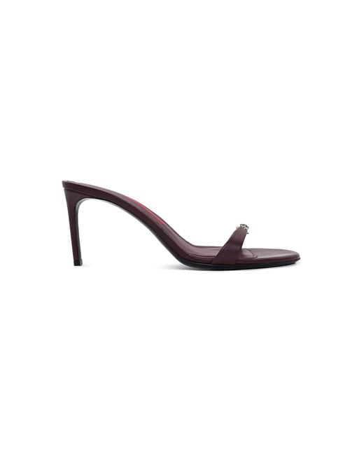 LUCASHEVA Red Amelie Leather Sandals