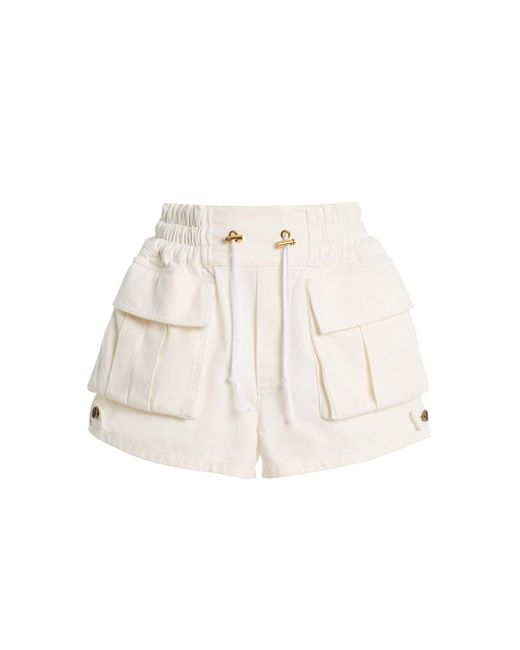 Balmain Natural Denim Shorts