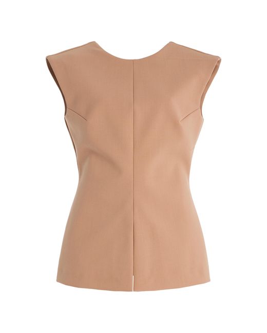 Rohe Pink Curved Open-Back Top