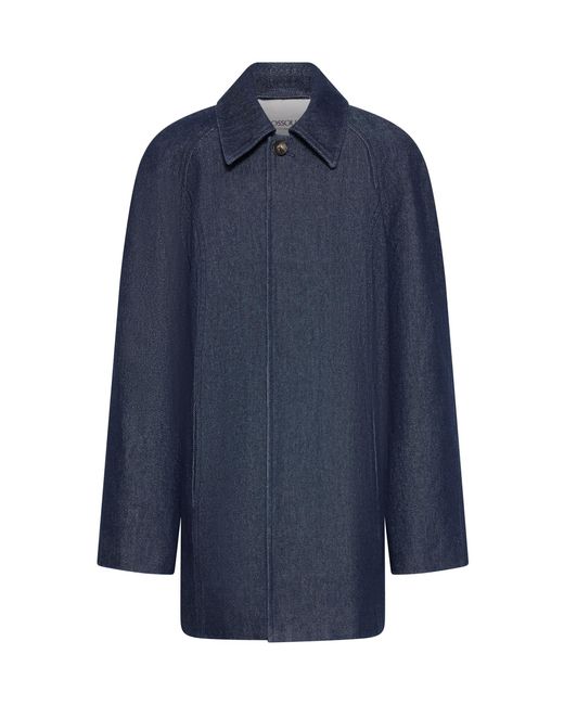 OSSOU Blue Ely Cotton Coat