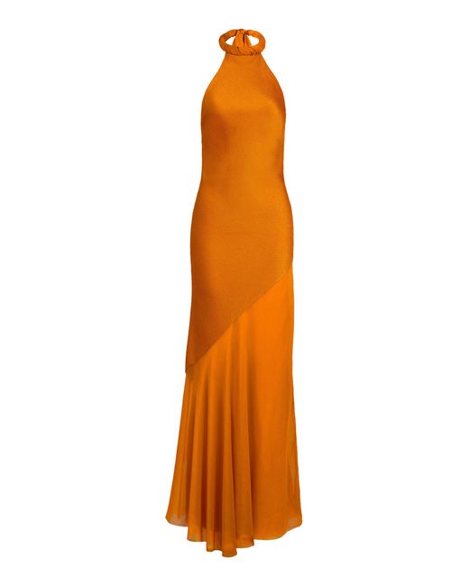Silvia Tcherassi Orange Keisha Dress