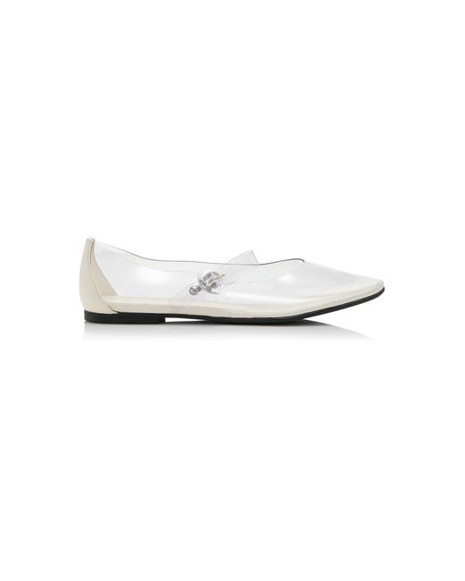 The Row White Boheme Pvc Flats