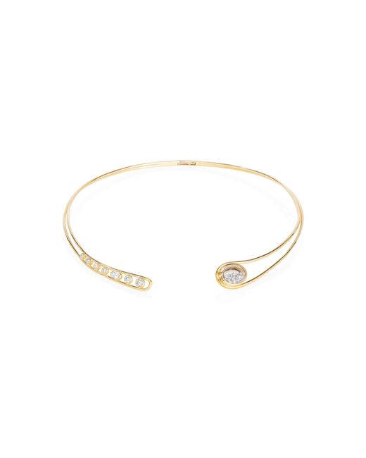 Moritz Glik Metallic 18K Cascavel Choker Necklace Petite