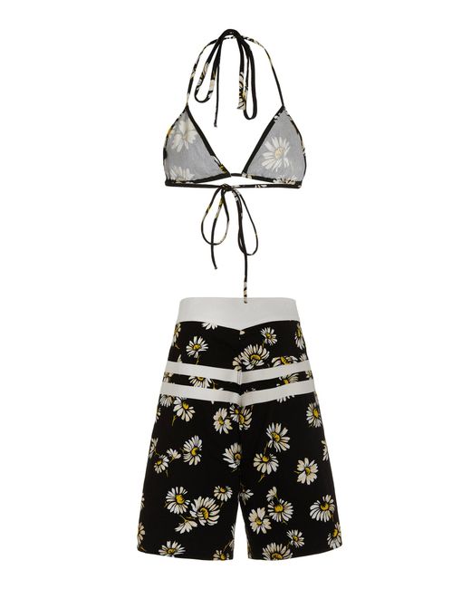 R13 Daisy print Surf Set Lyst