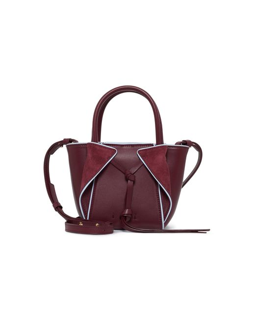 Gabriela Hearst Purple Small Marija Bag With Piping