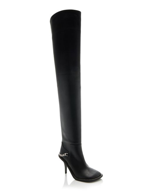 Stella McCartney Black Ryder Vegan Leather Over-the-knee Boots