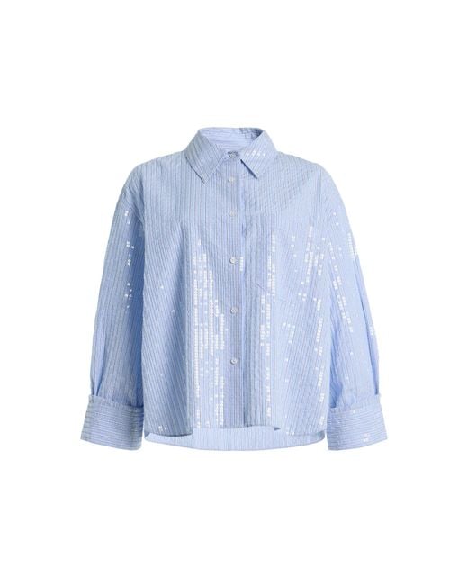 Twp Blue J.D. Cotton Shirt