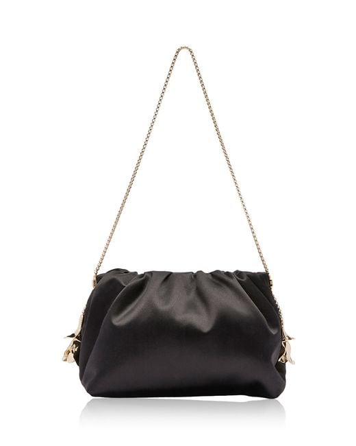 Erdem Black Flora Pochette Evening Bag