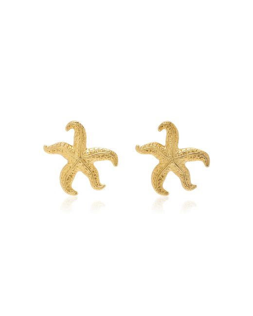 Ben-Amun Metallic 24k Gold-plated Starfish Earrings