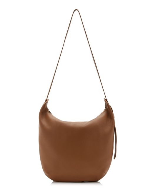 The Row Brown Allie N/s Leather Shoulder Bag