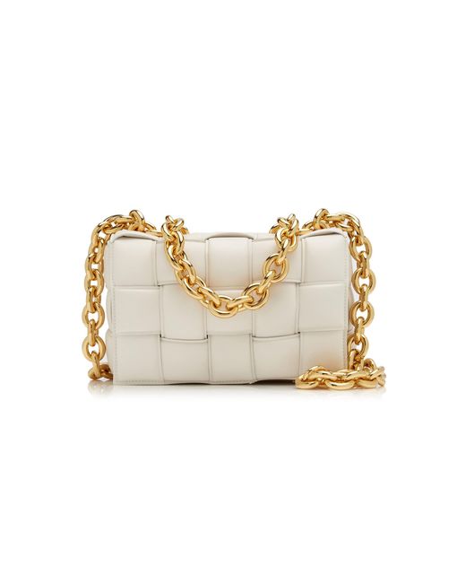 Bottega Veneta Natural The Chain Padded Cassette Leather Bag