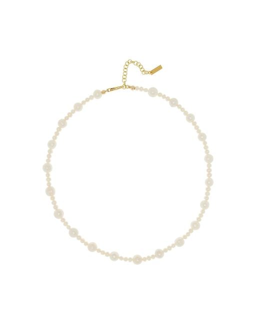 Eliou White Irenko Pearl Necklace