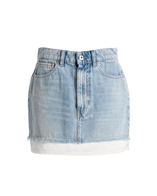 All Three Blue Nyra Denim Mini Skirt